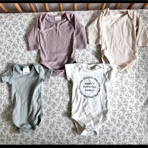 Tenth & Pine, Mebie Baby and Blueberry Baby 0-3m tops bundle